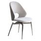 Open Back Dining Side Chair Modern Metal Base Indoor-Outdoor Chair