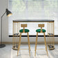 Light Luxury Oval Bar Table Stone Top Metal Pedestal Pub Table for Dining Room Clearhalo 'Bar Furniture' 'Bar Tables' 'bar_tables' 'Furniture' 'furniture_bar_tables' 'Kitchen & Dining Furniture' 1200x1200_5a8d8ade-e84b-4c0a-b25d-1c7eea3be5f9