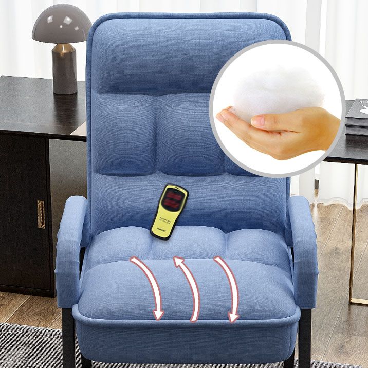 Tessuto sedia da scrivania medio posteriore cuscino contemporaneo incluso sedia a braccia fisso