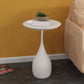 Pedestal Base Design Metal/slate Top Multi-color Selection Iron Round Coffee Table