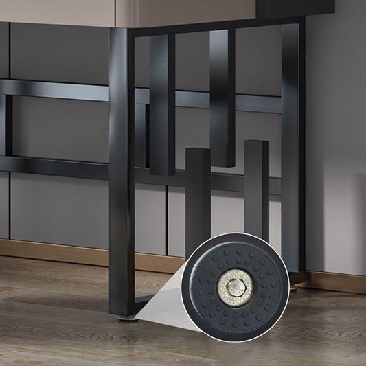 Table de bureau moderne de forme rectangulaire Bureau d'écriture en pierre en gris / blanc