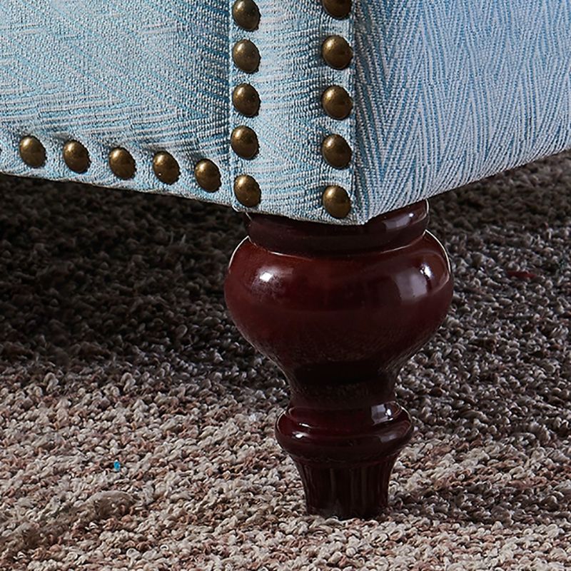 Traditional One Armed Fabric Accent Chair Rolled Arms Chaise Clearhalo 'Chairs & Seating' 'Chaise Lounge' 'chaise_lounge' 'furn' 'furn_chaise_lounge' 'Furniture' 'Living Room Furniture' 1200x1200_5a98fcc9-0ec1-40d4-b07c-0d53c08f492b