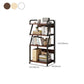 Contemporary Standard Shelf Bookcase Engineered Wood Open Bookcase