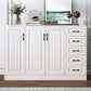 White Storage Chest Modern Style Wooden Storage Chest Dresser with Drawers and Doors Clearhalo 'Bedroom Furniture' 'Dressers & Chests' 'dressers_chests' 'furn' 'furn_dressers_chests' 'Furniture' 1200x1200_5a9bb2ad-8e0a-4df7-affc-42cc347b5296