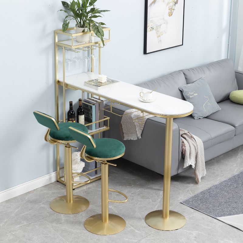 Low Back Bar Stools Adjustable Height Swivel Dining Stools with Metal Base Clearhalo 'Bar Furniture' 'Bar Stools' 'bar_stools' 'furn' 'furn_bar_stools' 'Furniture' 'Kitchen & Dining Furniture' 1200x1200_5a9cc479-03b4-4b0f-b2d4-958c5e38deb7