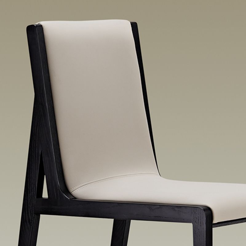 Modern Wood Glam Dining Chair Side Open Back Chair for Kitchen Clearhalo 'Dining Chairs' 'Dining Tables & Seating' 'dining_chair' 'furn' 'furn_dining_chair' 'Furniture' 'Kitchen & Dining Furniture' 1200x1200_5a9e7ffc-1cb8-45ac-a501-58a7efe70c74