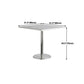 Metal Contemporary Sliver Dining Table Stainless Steel Dining Table with Pedestal Base Clearhalo ' dining_table' 'Dining Tables & Seating' 'Dining Tables' 'furn' 'furn_dining_table' 'Furniture' 'furniture_dining_table' 'Kitchen & Dining Furniture' 'kitchen&dining_furn' 'kitchen' 'kitchen_dining_table' 1200x1200_5aa13465-79f1-4a05-a991-07952d266678