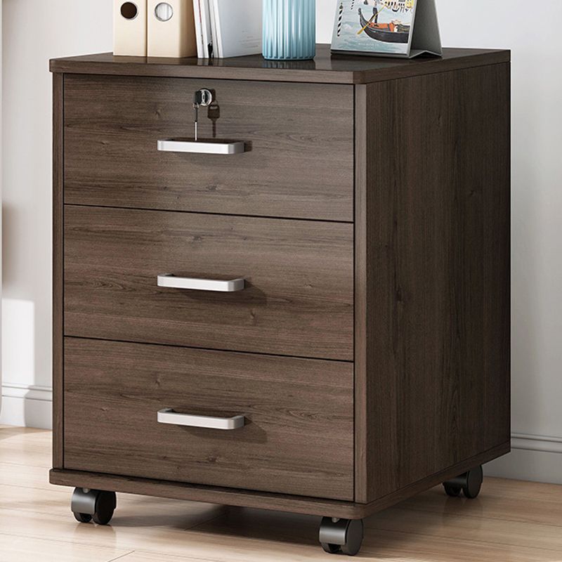 Contemporary Vertical Solid Color Drawers Castors Wood File Cabinet for Home Office Clearhalo 'Filing Cabinets' 'filling_cabinets' 'furn' 'furn_filling_cabinets' 'Furniture' 'Office Furniture' 1200x1200_5aa20cfc-eec9-491e-95eb-8c1ceeb863d6