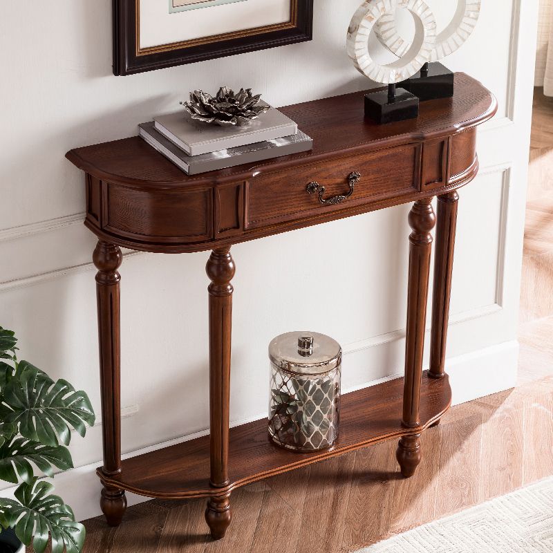 Tavolo da console di legno vittoriano Tavolo da divano console in forma gratuita per Hall