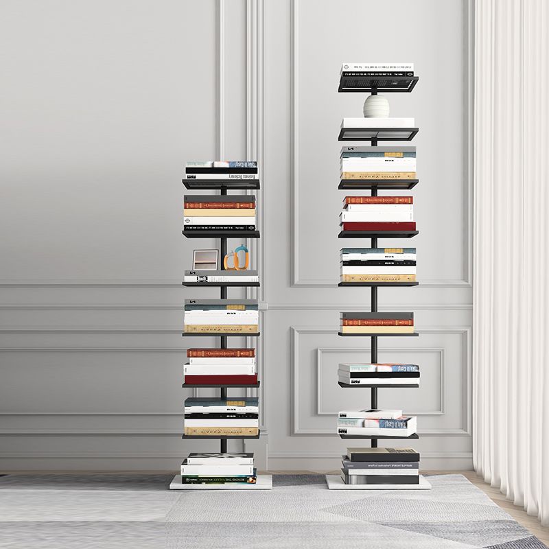 Open Metal Bookcase Modern Rectangular Shelves for Study Room Clearhalo 'Bookcases' 'furn' 'furn_bookcases' 'Furniture' 'furniture_bookcases' 'kitchen' 'kitchen_bookcases' 'Living Room Furniture' 'Office Furniture' 1200x1200_5aa782b3-aa63-427b-a4df-75380a617da5
