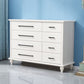 5 / 7 / 8 Drawers White Wooden Storage Chest Modern Style Storage Chest Dresser