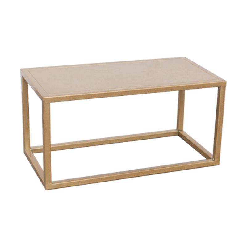 Mesa de deslizamiento de extremo de metal de mediados de siglo Mesa de esquina de sofá marco minimalista