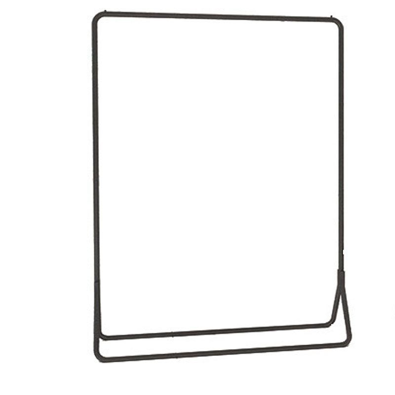 Kit de entrada de riel colgante contemporáneo de árbol de metal en negro