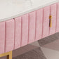 Supporto TV per TV Glam Marble da 16 pollici, console porta TV chiusa con cassetti