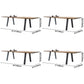 Industrial Brown Rectangle Dining Table Solid Wood Standard Dining Table with 4 Legs Base Clearhalo ' dining_table' 'Dining Tables & Seating' 'Dining Tables' 'furn' 'furn_dining_table' 'Furniture' 'furniture_dining_table' 'Kitchen & Dining Furniture' 'kitchen&dining_furn' 'kitchen' 'kitchen_dining_table' 1200x1200_5aae01b5-719e-4b98-b27b-f81560856a4f