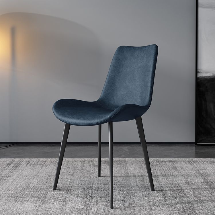 Contemporary Style Chair Dining Armless Chairs with Metal Legs for Kitchen Clearhalo ' kitchen&dining_furn' 'Dining Chairs' 'Dining Tables & Seating' 'dining_chair' 'furn' 'furn_dining_chair' 'Furniture' 'furniture_dining_chair' 'Kitchen & Dining Furniture' 'kitchen' 1200x1200_5aae4785-5eaa-4a01-9ba6-949d7814f629