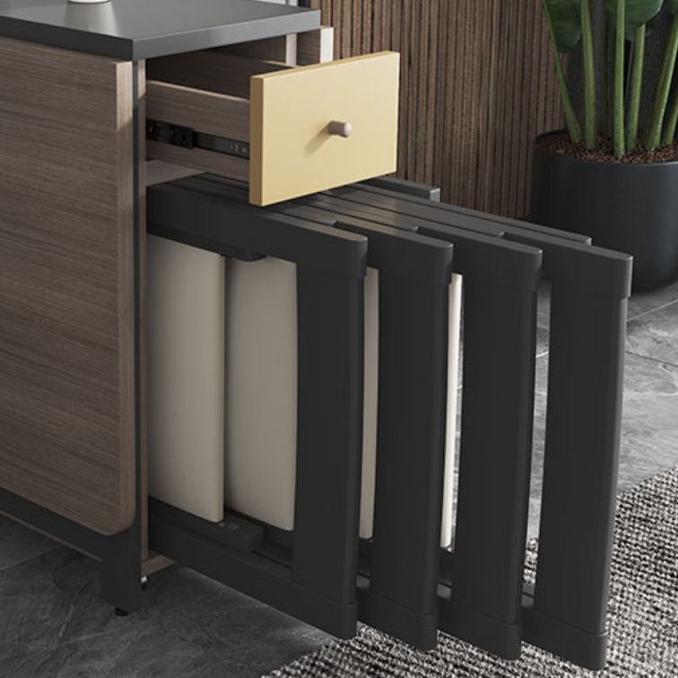 1/3/5 pezzi Forma rettangolare sedia da pranzo contemporanea e set da tavolo