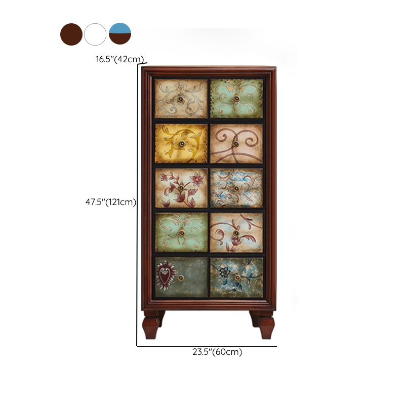 American Traditional Wooden Chest Home Storage Chest with Drawers Clearhalo 'Bedroom Furniture' 'Dressers & Chests' 'dressers_chests' 'furn' 'furn_dressers_chests' 'Furniture' 1200x1200_5ab3cac2-5e1f-4b44-8003-e95021a284fe