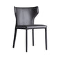 Contemporary Leather Dining Chair Armless Wingback Side Chair Clearhalo 'Dining Chairs' 'Dining Tables & Seating' 'dining_chair' 'furn' 'furn_dining_chair' 'Furniture' 'furniture_dining_chair' 'Kitchen & Dining Furniture' 1200x1200_5ab4c828-39d3-4105-97f2-875f38d9abf5