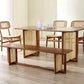 Industrial Solid Wood Brown Dining Table Rectangle Standard Dining Table for Kitchen Clearhalo ' dining_table' 'Dining Tables & Seating' 'Dining Tables' 'furn' 'furn_dining_table' 'Furniture' 'furniture_dining_table' 'Kitchen & Dining Furniture' 'kitchen&dining_furn' 'kitchen' 'kitchen_dining_table' 1200x1200_5ab778aa-48e7-4bc0-96f6-55162ff5b383