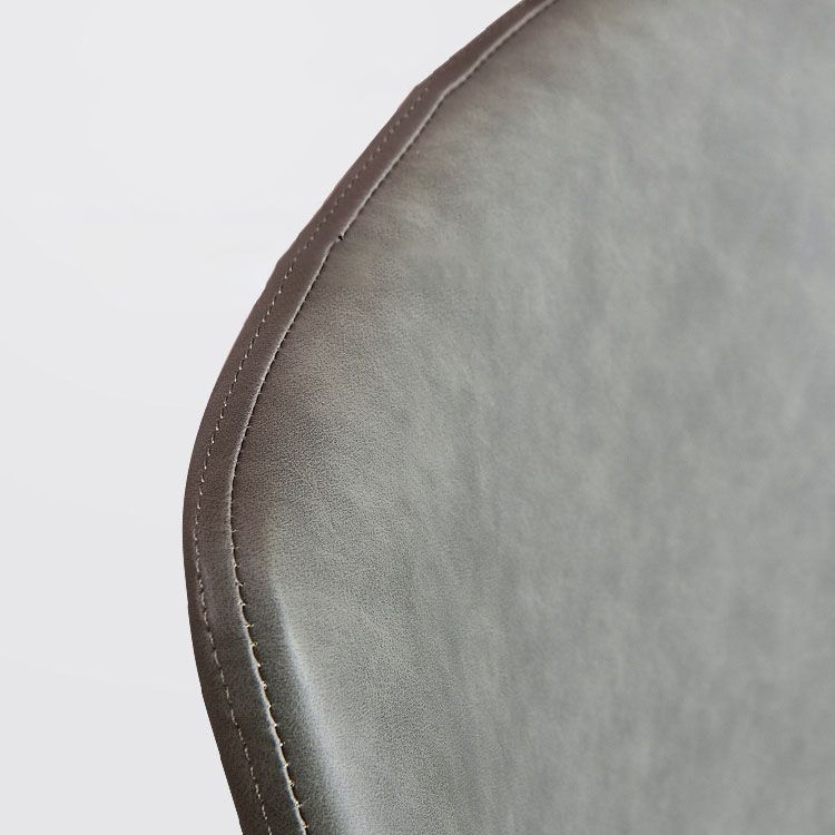 Contemporary Style Leather Dining Chairs Solid Back Arm Chair for Kitchen Clearhalo ' kitchen&dining_furn' 'Dining Chairs' 'Dining Tables & Seating' 'dining_chair' 'furn' 'furn_dining_chair' 'Furniture' 'furniture_dining_chair' 'Kitchen & Dining Furniture' 'kitchen' 1200x1200_5ab7a897-4ae1-4fb3-8335-789a20d3128d