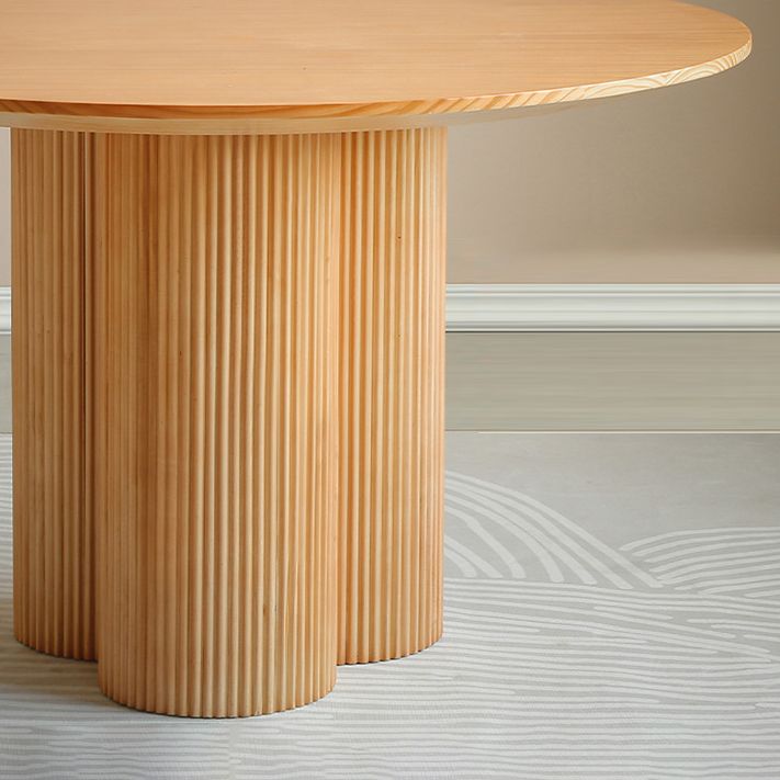 Modern Wood Table Set of 5/7 with Round Table Dining Set with Cross Back Chairs Clearhalo 'Dining Room Sets' 'Dining Tables & Seating' 'dining_room_set' 'furn' 'furn_dining_room_set' 'Furniture' 'furniture_dining_room_set' 'Kitchen & Dining Furniture' 'kitchen&dining_furn' 'kitchen' 1200x1200_5ab7d192-cf30-4d20-8cf5-36486b549550