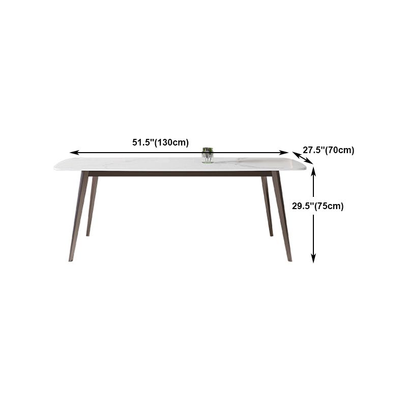 Nordic Style 1/4/5/7 Pieces Dining Set Sintered Stone Dining Table Set with Metal Legs Clearhalo 'Dining Room Sets' 'Dining Tables & Seating' 'dining_room_set' 'furn' 'furn_dining_room_set' 'Furniture' 'furniture_dining_room_set' 'Kitchen & Dining Furniture' 'kitchen&dining_furn' 'kitchen' 1200x1200_5ab8e3b7-4a34-422f-b61d-5b851dd3f9d3