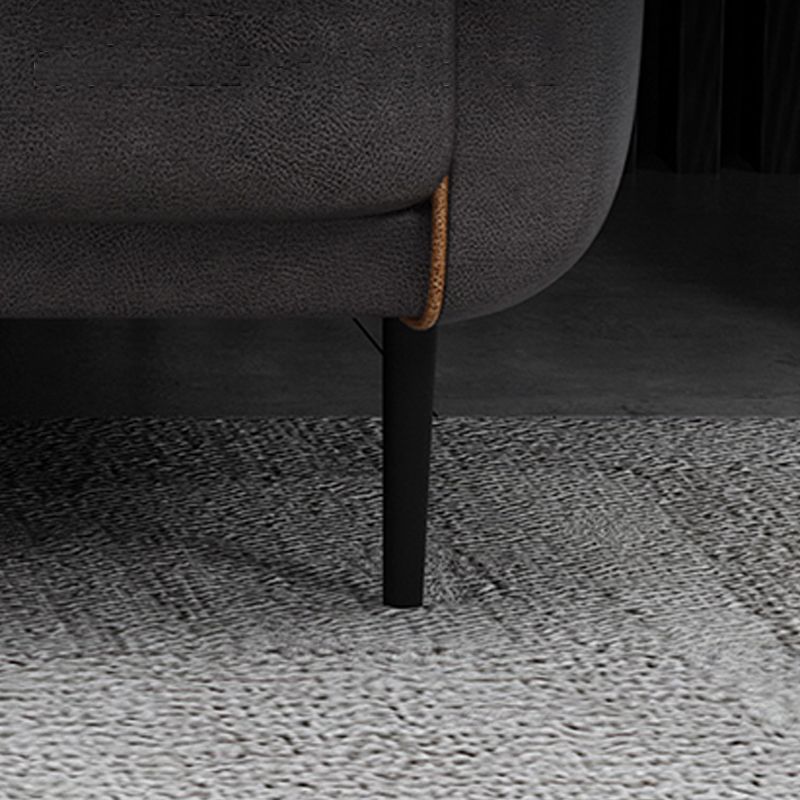 フェイクレザータキシードアームソファ25.59 "d x 30.70" Hソファリビングルーム