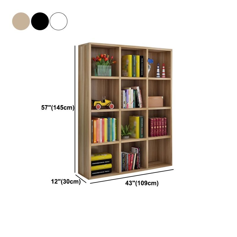 Manufactured Wood Standard Bookshelf Scandinavian Bookshelf for Study Room Clearhalo 'Bookcases' 'furn' 'furn_bookcases' 'Furniture' 'furniture_bookcases' 'Office Furniture' 1200x1200_5abc278e-8653-44d0-81cb-273ae6de03c8