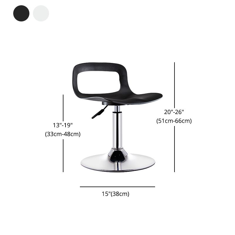 Modern Adjustable Swivel Bar Stool Low Back Plastic Bar and Counter Stool Clearhalo 'Bar Furniture' 'Bar Stools' 'bar_stools' 'furn' 'furn_bar_stools' 'furniture_bar_stools' 'Kitchen & Dining Furniture' 'kitchen&dining_furn' 'kitchen' 'kitchen_furn' Furniture' 1200x1200_5abc6845-97ed-4e22-a9bb-7971f193dce5
