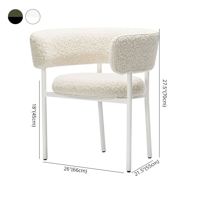 Modern Dining Armchairs Upholstered Open Back Arm Chairs with Metal Legs Clearhalo ' kitchen&dining_furn' 'Dining Chairs' 'Dining Tables & Seating' 'dining_chair' 'furn' 'furn_dining_chair' 'Furniture' 'furniture_dining_chair' 'Kitchen & Dining Furniture' 'kitchen' 1200x1200_5abe22ff-56ab-41da-8bd5-8d41aed47754