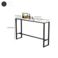 Modern Style Pub Dining Set 1/4 Pieces Rectangle Marble Counter Set