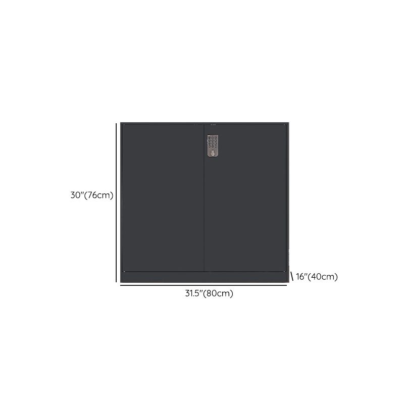 Zeitgenössischer Aktenschrank Stahlrahmen Elektronische Löschverriegelungskabinett für Büro