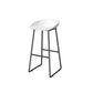 Modern Style Plastic Backless Counter High Stool with Metal Base Clearhalo 'Bar Furniture' 'Bar Stools' 'bar_stools' 'furn' 'furn_bar_stools' 'Furniture' 'Kitchen & Dining Furniture' 1200x1200_5ac12bbd-c88f-4fc9-8789-1f006aee1ee1