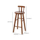 Armless Counter Height Stools Solid Wood Counter and Bar Stool Clearhalo 'Bar Furniture' 'Bar Stools' 'bar_stools' 'furn' 'furn_bar_stools' 'Furniture' 'Kitchen & Dining Furniture' 1200x1200_5ac38175-2f59-4c13-a44c-688b8efb6bdc
