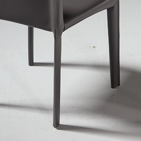 Modern Indoor Home Side Chair Faux Leather Upholstered Side Chair Clearhalo 'Dining Chairs' 'Dining Tables & Seating' 'dining_chair' 'furn' 'furn_dining_chair' 'Furniture' 'Kitchen & Dining Furniture' 1200x1200_5ac42ec9-535b-4d32-99ed-7615aed388d2