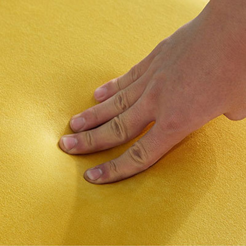 Target de terciopelo moderno Pouf Square con almacenamiento resistente a la mancha de almacenamiento otomano