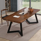 Solid Wood Home Working Table Industrial Wood Color Office Table Clearhalo 'furn' 'furn_office_desk' 'Furniture' 'furniture_office_desk' 'Office Desks' 'Office Furniture' 'office_desk' 1200x1200_5ac72f69-7798-4af2-86a1-54d8222437b6