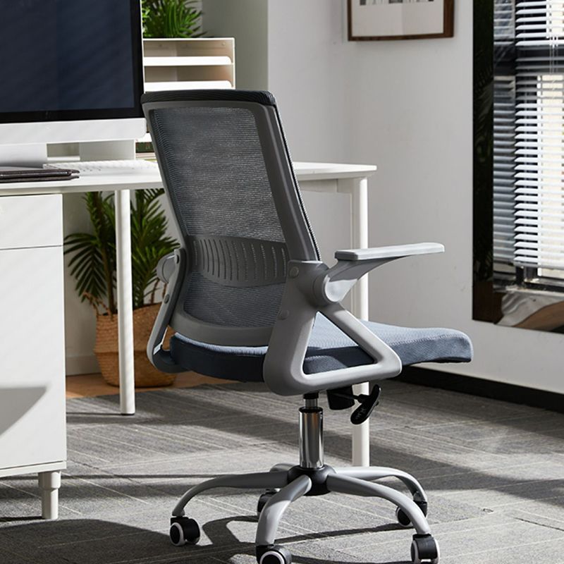 Modern Office Chair Tilt Mechanism No Distressing Ergonomic Chair with Wheels Clearhalo 'furn' 'furn_office_chair' 'Furniture' 'Office Chairs' 'Office Furniture' 'office_chair' 1200x1200_5ac785f4-446a-4958-9575-dd1e81c443bd