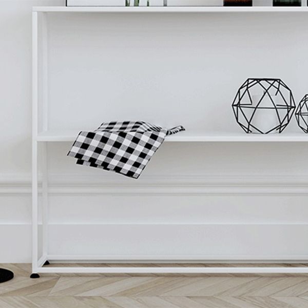 Tavolo da divano di divano console Craft contemporanea con scaffali per gli scaffali per Hall