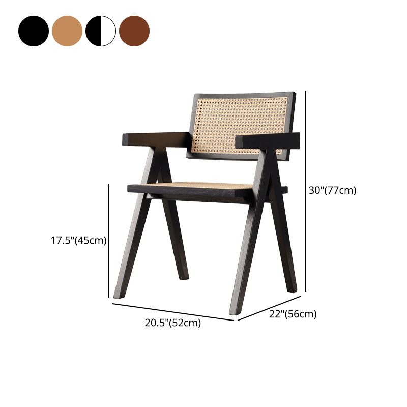 Modern Kitchen Side Dining Chairs Oak Wood Side Chairs for Home Clearhalo 'Dining Chairs' 'Dining Tables & Seating' 'dining_chair' 'furn' 'furn_dining_chair' 'Furniture' 'furniture_dining_chair' 'Kitchen & Dining Furniture' 1200x1200_5ac7eff8-bd63-48a5-ab34-5f358e8f25a4