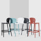 Contemporary Bar-stool Plastic Counter Bar Stool with Plastic Legs for Home Clearhalo 'Bar Furniture' 'Bar Stools' 'bar_stools' 'furn' 'furn_bar_stools' 'Furniture' 'furniture_bar_stools' 'Kitchen & Dining Furniture' 1200x1200_5acb4c56-397d-4e33-93db-97d0203e4f96