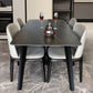 Stone Top Dining Table Rectangle Dining Table with 4 Solid Wood Legs Clearhalo ' dining_table' 'Dining Tables & Seating' 'Dining Tables' 'furn' 'furn_dining_table' 'Furniture' 'furniture_dining_table' 'Kitchen & Dining Furniture' 'kitchen&dining_furn' 'kitchen' 'kitchen_dining_table' 1200x1200_5acc2882-bd82-46de-9212-dc67e0dc7a0e