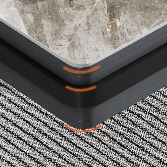 Modern Desk Home Study Desk Sintered Stone Writing Desk with 2 Drawers Clearhalo 'furn' 'furn_office_desk' 'Furniture' 'Office Desks' 'Office Furniture' 'office_desk' 1200x1200_5acd1a3c-a34f-4232-aedc-855cab37f2f0