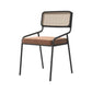 Industrial Open Back Dining Chair Fabric Dining Chairs for Home