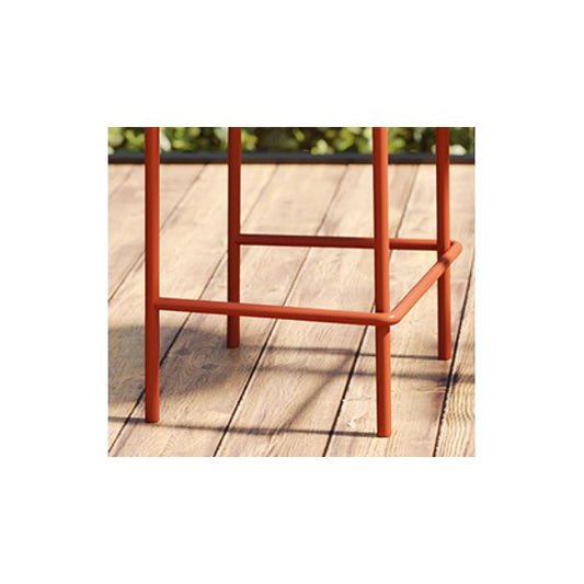 Modern Armless Backrest Counter Stool Iron Cafe Bar Stool with Seat and Pedal Clearhalo 'Bar Furniture' 'Bar Stools' 'bar_stools' 'furn' 'furn_bar_stools' 'Furniture' 'furniture_bar_stools' 'Kitchen & Dining Furniture' 1200x1200_5acf11e7-a8c3-4d62-b290-6bf379c8fbb5