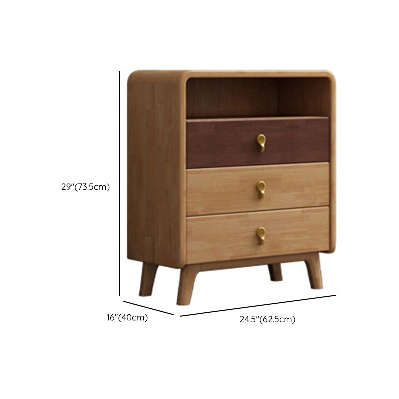 Modern & Contemporary Chest Rubberwood with Drawer Rectangle Accent Chest Clearhalo 'Cabinets & Chests' 'cabinets_chests' 'furn' 'furn_cabinets_chests' 'Furniture' 'Living Room Furniture' 1200x1200_5ad18d24-d33b-4b37-a3e0-89345f99805c