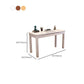 Modern Wooden Office Desk 2 Drawers Writing Desk with 4-Legs