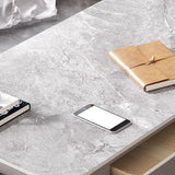 29.53" H Industrial Office Desk Rectangular Secretary Desk with 2 Storage Drawers Clearhalo 'furn' 'furn_office_desk' 'Furniture' 'Office Desks' 'Office Furniture' 'office_desk' 1200x1200_5ad4d311-8316-47c2-88df-0a64586d92ea