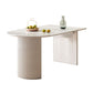 White Tone Dining Table Simplicity Double Pedestal Table for Dining Room Clearhalo ' dining_table' 'Dining Tables & Seating' 'Dining Tables' 'furn' 'furn_dining_table' 'Furniture' 'furniture_dining_table' 'Kitchen & Dining Furniture' 'kitchen&dining_furn' 'kitchen' 'kitchen_dining_table' 1200x1200_5ad5461a-065e-41d1-b901-6d441d5d49cf